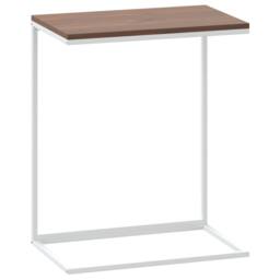 Berkfield Home Side Table White 55x35x66 cm Engineered Wood - Size: 55 x 35 x 66 cm - thumbnail 2