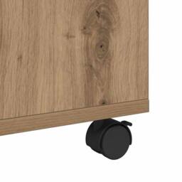 Berkfield Home Coffee Table Artisan oak 75 x 75 x 38 cm Engineered wood in Brown - thumbnail 9