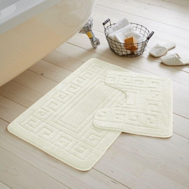 GAVENO CAVAILIA Greek Bath Mat in Cream - image 1
