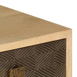 Berkfield Home TV Cabinet 120x30x40 cm Solid Mango Wood in Brown - Size: 120 x 30 x 40 cm - thumbnail 6