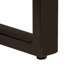 Berkfield Home Beautiful Dining Table Solid Rough Mango Wood 180 cm in Brown - thumbnail 5
