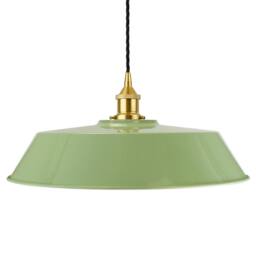 SE Home Mint Green Large Chancery Pendant Light - Polished Brass - thumbnail 1