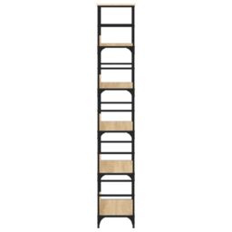 Berkfield Home Bookshelf Sonoma Oak 50x33x188.5 cm Engineered Wood in Brown - thumbnail 5