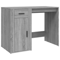 Berkfield Home Elegant Desk Grey Sonoma 100x49x75 cm Engineered Wood - Size: 100 x 49 x 75 cm - thumbnail 3
