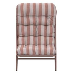 Charles Bentley Porto Terracotta Stripe Rocking Chair - thumbnail 6