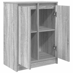 Berkfield Home Sideboard Grey Sonoma 57x34x76 cm Engineered Wood - Size: 57 x 34 x 76 cm - thumbnail 5