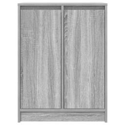 Berkfield Home Sideboard Grey Sonoma 57x34x76 cm Engineered Wood - Size: 57 x 34 x 76 cm - thumbnail 6