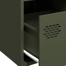 Berkfield Home Sideboard Olive Green 68x39x73.5 cm Cold-rolled Steel - thumbnail 9