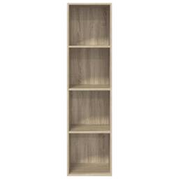 Berkfield Home Practical Wall-mounted TV Cabinet Sonoma Oak 37x37x142.5 cm Engin in Light Tan - thumbnail 7
