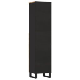 Berkfield Home Bathroom Cabinet 38x33x160 cm Solid Wood Mango in Brown - Size: 38 x 33 x 160 cm - thumbnail 6