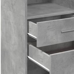 Berkfield Home Highboard Concrete Grey 45x42.5x124 cm Engineered Wood - thumbnail 8