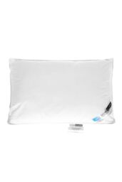 Homescapes Kids Super Microfibre 40 x 60 cm Toddler Pillow in White - thumbnail 2