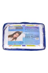 Homescapes Kids Super Microfibre 40 x 60 cm Toddler Pillow in White - thumbnail 1
