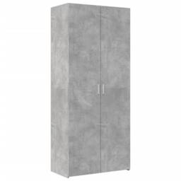 Berkfield Home Highboard Concrete Grey 80x42.5x185 cm Engineered Wood - thumbnail 3