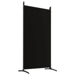 Berkfield Home 5-Panel Room Divider Black 433x180 cm Fabric - thumbnail 6