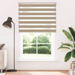 Berkfield Home Elegant Zebra Blind Sand Brown 150x230 cm Fabric Width 145.9 cm P - thumbnail 3