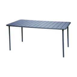 sweeek 6-8 seater rectangular steel garden table in Dark Blue - thumbnail 2