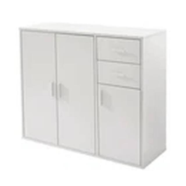 EONLION Wooden Sideboard Cabinet Cupboard Unit Storage Furniture White - image 1