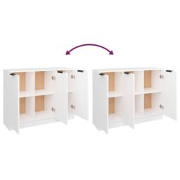 Berkfield Home Sideboard White 90.5x30x70 cm Engineered Wood - thumbnail 8