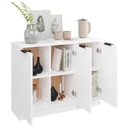 Berkfield Home Sideboard White 90.5x30x70 cm Engineered Wood - thumbnail 4