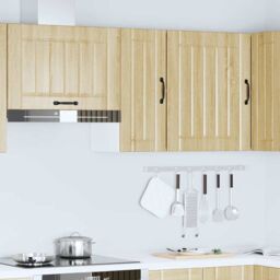 Berkfield Home Kitchen Wall Cabinet Lucca Sonoma Oak Engineered Wood in Brown - thumbnail 3