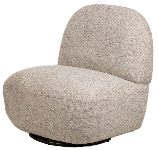 Nordlys Swivel Scandinavian Design Armchair in Grey - image 1