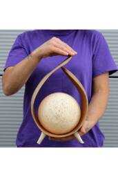 KDMD Natural Coconut Loop Lamp - Rustic Tropical Decor Light - thumbnail 4