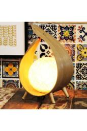 KDMD Natural Coconut Loop Lamp - Rustic Tropical Decor Light - thumbnail 3