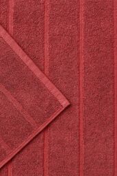 CHRISTY 'Signum' Heavyweight 100% Combed Cotton Bath Mat in Light Red - thumbnail 3