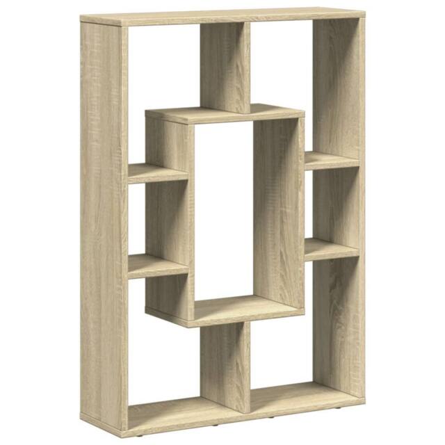 Berkfield Home Bookcase Sonoma Oak 63x20x90 cm Engineered Wood in Light Oak - Size: 63 x 20 x 90 cm - image 1