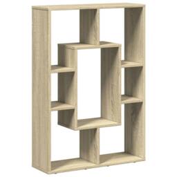 Berkfield Home Bookcase Sonoma Oak 63x20x90 cm Engineered Wood in Light Oak - Size: 63 x 20 x 90 cm - thumbnail 1
