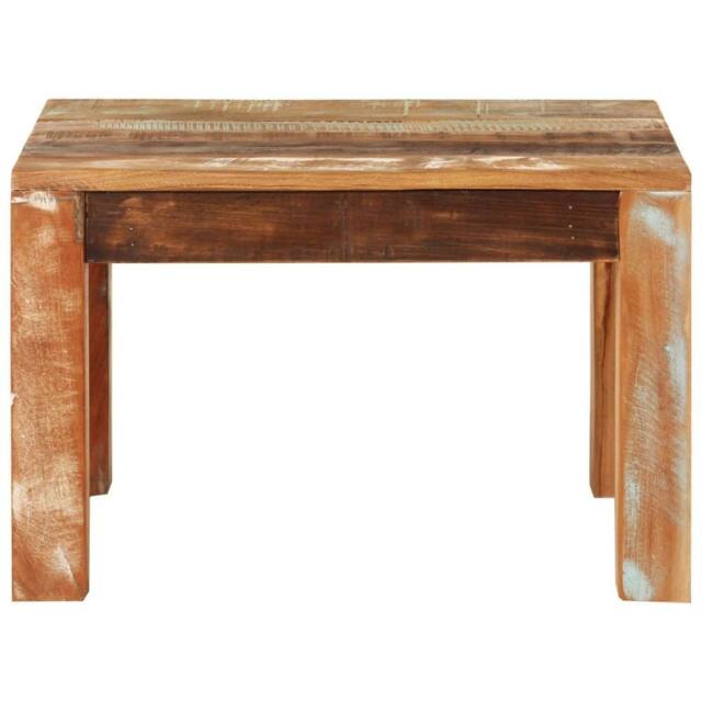Berkfield Home Coffee Table 55x55x35 cm Solid Wood Reclaimed - Size: 55 x 55 x 35 cm - image 1