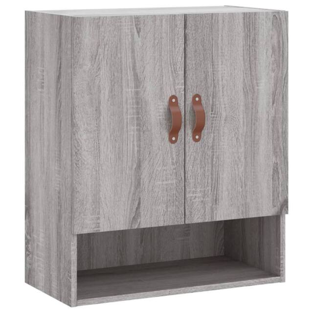 Berkfield Home Wall Cabinet Grey Sonoma 60x31x70 cm Engineered Wood - Size: 60 x 31 x 70 cm - image 1