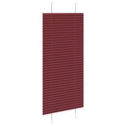 Berkfield Home Pleated Blind Bordeaux Red 60x150 cm Fabric Width 59.4 cm Polyester - thumbnail 4