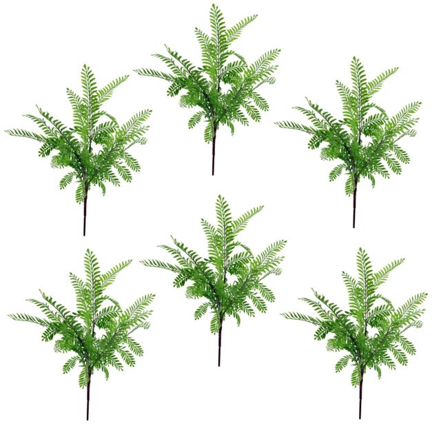 Leaf 6 x 55cm Himilayan Maidenhair Fern Bush Light Green Plant - Size: 6 x 55 cm - image 1