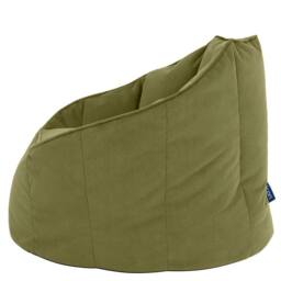 icon Sirena Velvet Accent Bean Bag Chair in Olive - thumbnail 6