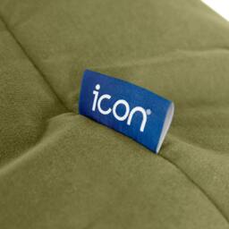 icon Sirena Velvet Accent Bean Bag Chair in Olive - thumbnail 9
