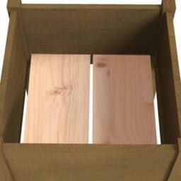 Berkfield Home Garden Planters 2 pcs Honey Brown 50x50x70 cm Solid Pinewood - Size: 50 x 50 x 70 cm - thumbnail 6