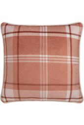 Dreams & Drapes 'Forest Animals' Deer Print Velvet Filled Cushion in Green - Size: 43 cm x 43 cm - thumbnail 3