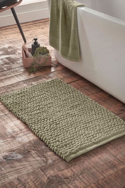 Bianca 'Aspen Bobble' Bath Mat in Green - image 1