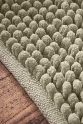 Bianca 'Aspen Bobble' Bath Mat in Green - thumbnail 2
