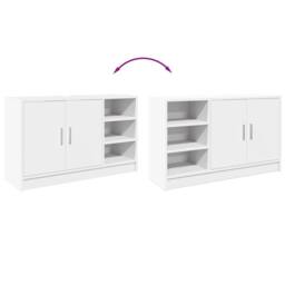 Berkfield Home Sink Cabinet White 90x29x55 cm Engineered Wood - Size: 90 x 29 x 55 cm - thumbnail 8