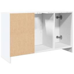 Berkfield Home Sink Cabinet White 90x29x55 cm Engineered Wood - Size: 90 x 29 x 55 cm - thumbnail 7