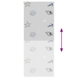 Berkfield Home Shower Roller Blind 100x240 cm Fabric Width 96 cm in Grey - thumbnail 5