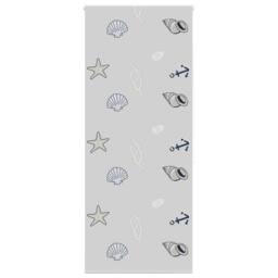 Berkfield Home Shower Roller Blind 100x240 cm Fabric Width 96 cm in Grey - thumbnail 2