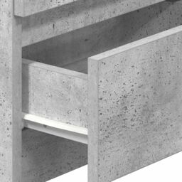 Berkfield Home Bedside Cabinets 2 pcs with 2 Drawers Concrete Grey 40x33x60 cm - Size: 40 x 33 x 60 cm - thumbnail 9