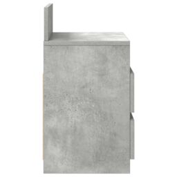 Berkfield Home Bedside Cabinets 2 pcs with 2 Drawers Concrete Grey 40x33x60 cm - Size: 40 x 33 x 60 cm - thumbnail 7