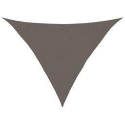 Berkfield Home Sunshade Sail 160 g/m ² Anthracite 3.5x3.5x4.9 m HDPE in Dark Grey - thumbnail 1