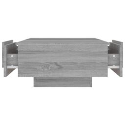 Berkfield Home Coffee Table Grey Sonoma 90x60x31 cm Engineered Wood - Size: 90 x 60 x 31 cm - thumbnail 5