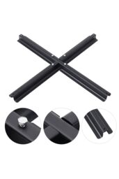 Living and Home 2KG Lightweight Metal Umbrella Base - 48mm Black Cross Stand for Parasols（pole is not included） - thumbnail 5